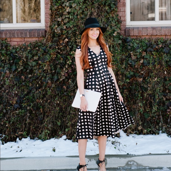 ASOS Polka Dot Midi Dress - Picture 10 of 10